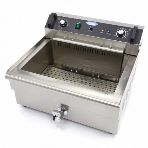 MAXIMA 30 Liter Tisch-Friteuse mit Fettablasshahn