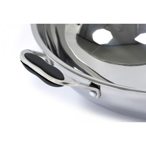 MAXIMA Edelstahl Induktions Wokpfanne 36cm