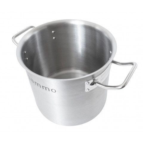 GAMMO Hochtopf mit Deckel 6 Liter 20x20cm