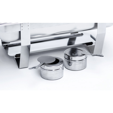 GAMMO Chafing Dish Edelstahl GN 1/1 mit Roll Top Deckel