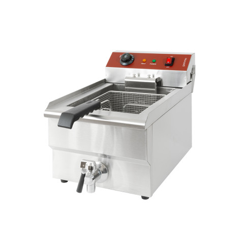 GAMMO elektrische Friteuse mit Fettablasshahn 16 Liter - 5kW