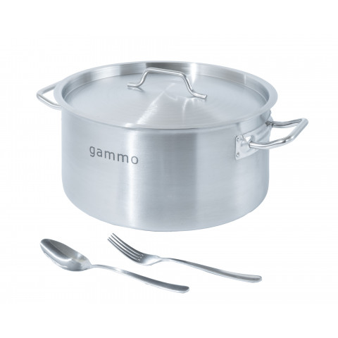 GAMMO Kochtopf mit Deckel 12.9 Liter 32x16cm