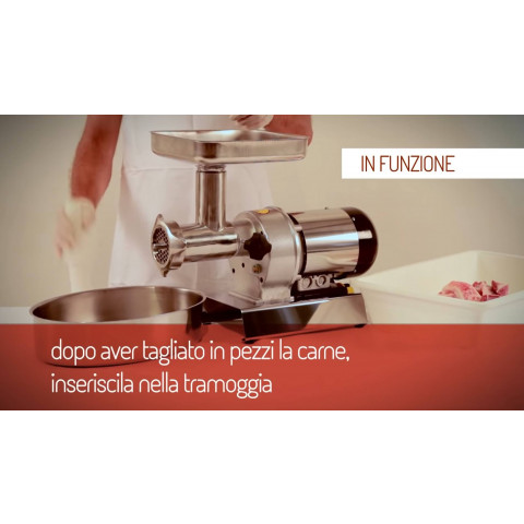 TRE SPADE TC-32 Inox 2HP Fleischwolf bis 320Kg/Stunde DEMO