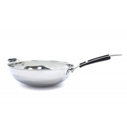MAXIMA Edelstahl Induktions Wokpfanne 36cm