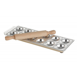 IMPERIA Ravioli giganti Ravioli Form mit Teigrolle - 12 Stk