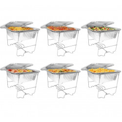 GAMMO einweg Chafing Dish GN1/1 - 6 Stk-er Set