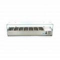 MAXIMA Kühlaufsatzvitrine 7xGN1/3 - 160cm