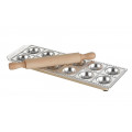 IMPERIA Ravioli giganti Ravioli Form mit Teigrolle - 12 Stk
