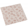 Fettdichte Papiertüten - 2 Seiten offen  - 140x140 mm - 200Stk/Box