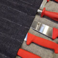TRE SPADE aufrollbare Messertasche - aus Denim